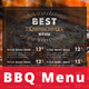 BBQ Steak Menu - GraphicRiver Item for Sale