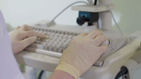 Robotic Machine Working In Medical Laboratory