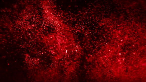 Red Particles Background