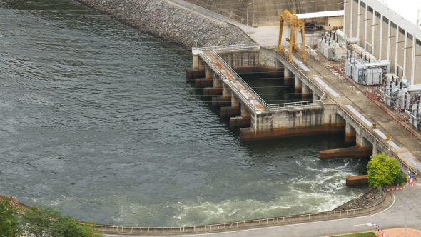 Dam Release Water