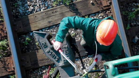 Worker Open Wagon Cargo Train