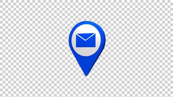 Post Office Map Pin Location Icon