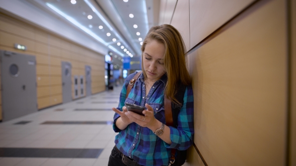  It Is At The Airport Waiting For The Flight.