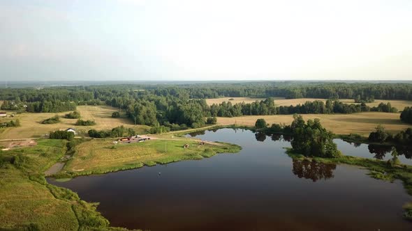 Beautiful Landscape Of Lake Luchinovka 09