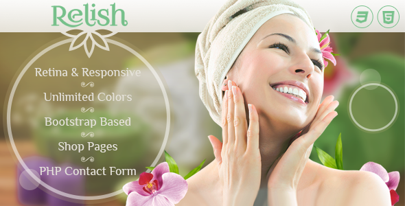 Relish - Spa Salon HTML Template