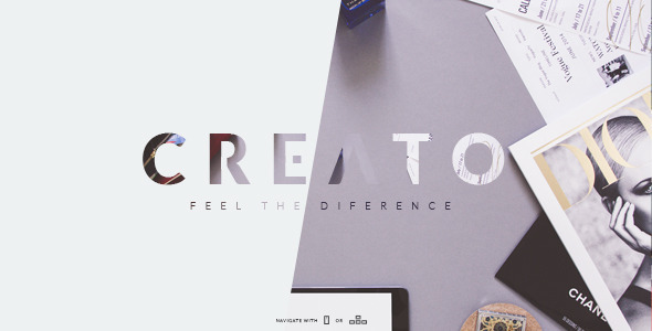 Creato - Parallax Scrolling Template