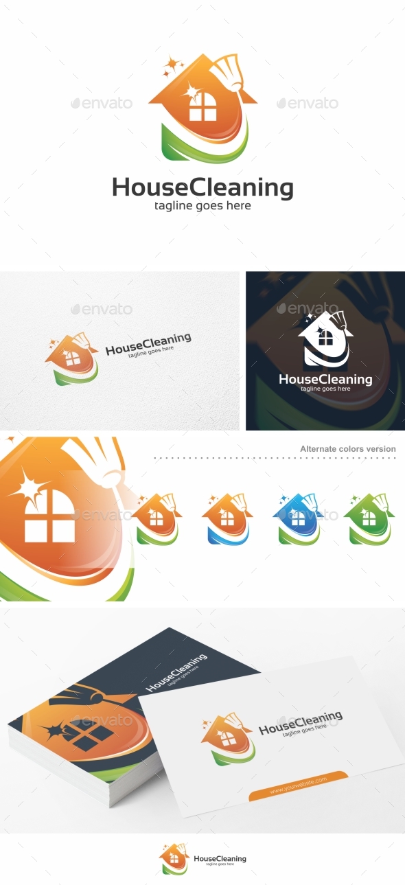 House Cleaning - Logo Template