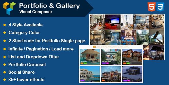 WPBakery Page Builder - Portfolio and Gallery with Carousel