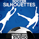 8 Soccer (Football) Silhouettes Slow Motion  - VideoHive Item for Sale