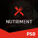 Nutriment - Restaurant / Cafe / Food Bootstrap PSD Template - ThemeForest Item for Sale