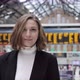 Slow motion shot of happy young woman at station - VideoHive Item for Sale