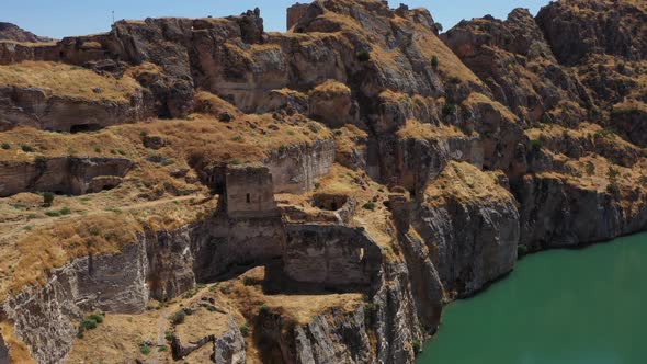 Ancient City Ruins Aerial View