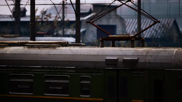 Old Soviet Electrical Train Staition alt