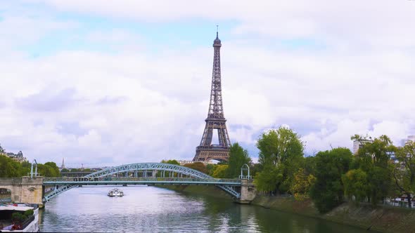 Eiffel Tower at Trocadero Gardens