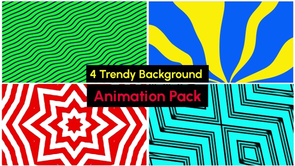 Trendy Backgrounds Colorful Pack