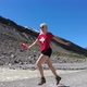 Woman in Morteratsch Glacier Running - VideoHive Item for Sale