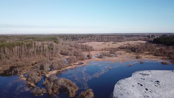 Spring Landscape Of Shevino Lake 30