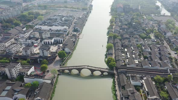 ancient chinese architecture in hangzhou city