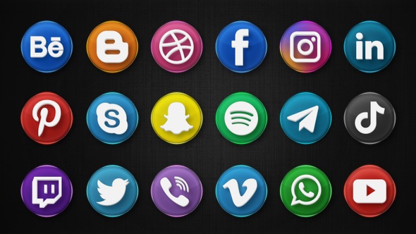 18 Social Media Icons