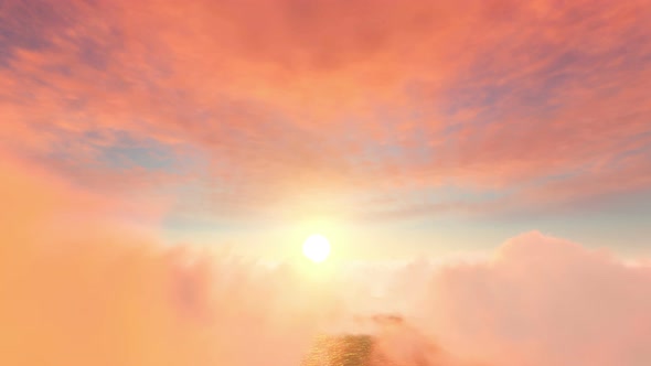 Sunset Above The Clouds alt