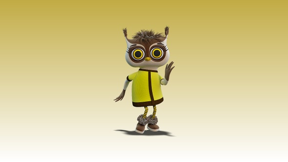 Owlet Betty dancing salsa