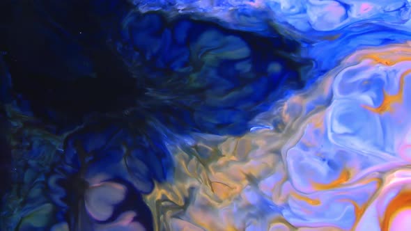 Psychedelic Cosmos Paint Texture 