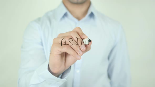 Asian, Writing On Screen