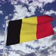Belgium Flag With Sky 4k - VideoHive Item for Sale