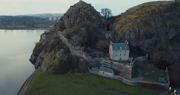 Dumbarton Castle In Scotland