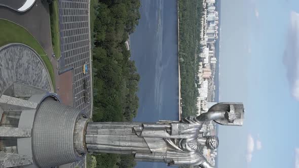 Motherland Monument in Kyiv Ukraine