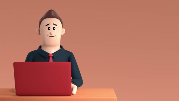 Operator typing information data with notebook. alt