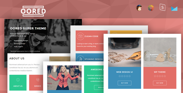 Oored - Multipurpose Responsive Email + StampReady Builder