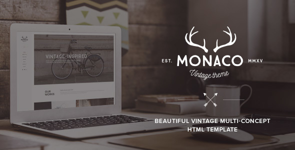 Monaco – Vintage Multi-Concept HTML Template