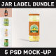 Jar Bottle Label Mock-up Bundle - GraphicRiver Item for Sale