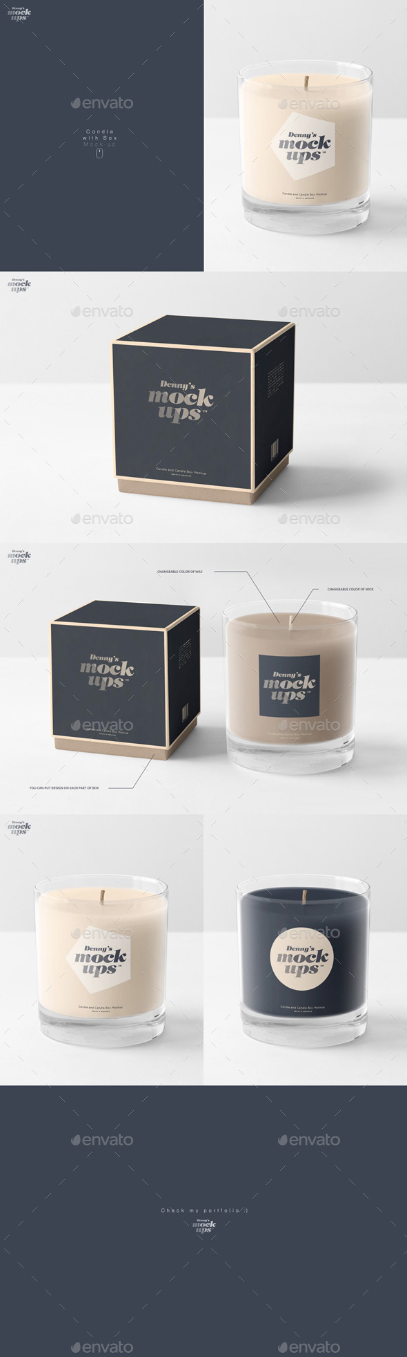 Download Candle Mockup Graphics Designs Templates From Graphicriver