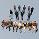 16 LOW POLY people - 3DOcean Item for Sale
