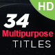 Multipurpose Modern Titles - VideoHive Item for Sale