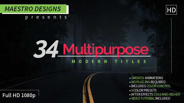 Multipurpose Modern Titles