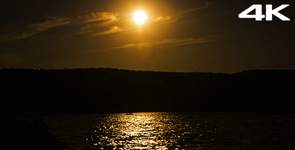 Sunshine Over Lake