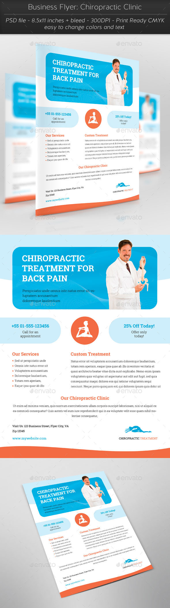 Business Flyer: Chiropractic Clinic