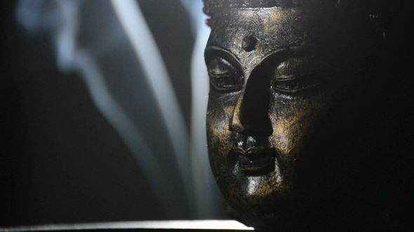 Budha Gyrating with Smoke