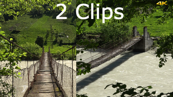 Suspension Bridge (2 Clips)