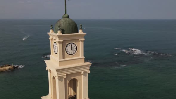 Bell Tower Jaffa Tel Aviv Israel Aerial Viewg