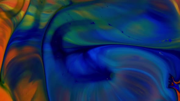 Abstract Colorful Sacral Liquid Waves Texture 706