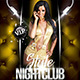 Style Nightclub (Flyer Template 4x6) - GraphicRiver Item for Sale