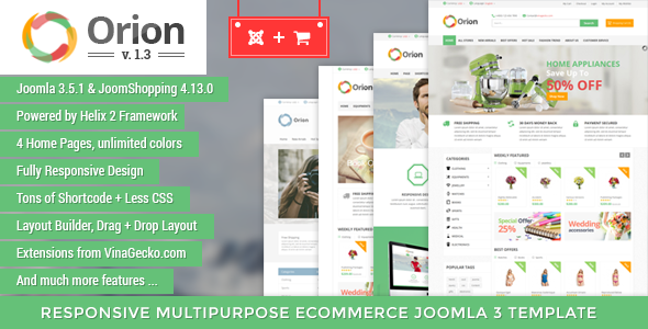 Orion :: Szablon Joomla dla firm i e-commerce