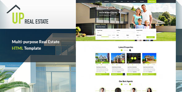 UP Real Estate HTML Template - Unlimited Potential for your Real Estate Business