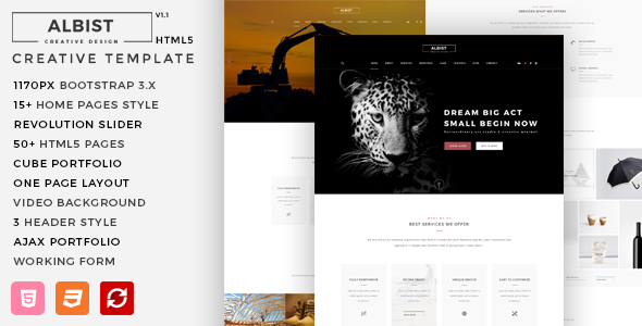 ALBIST - Creative Multipurpose HTML5 Template 