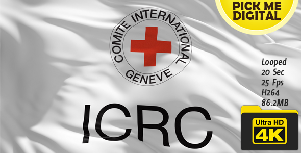 International Red Cross Flag 4K