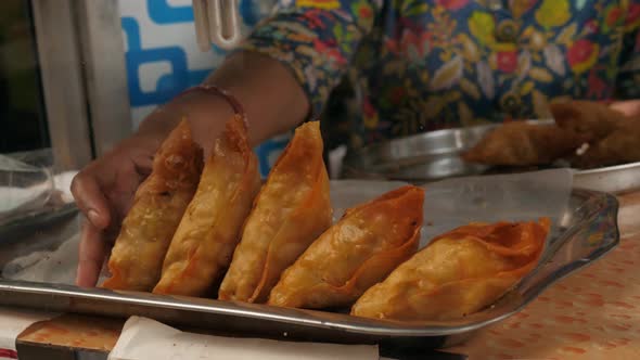 Vegetarian Snack Samosa